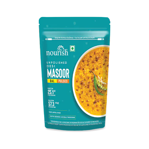 Nourish Masoor Dal, 1kg Pouch - Nourish Store